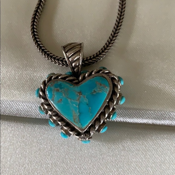 Navajo Turquoise Set Rare Stamped - Picture 8 of 16